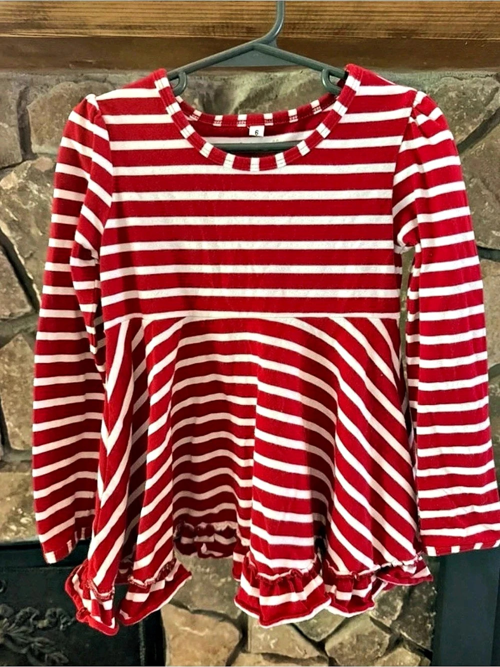 Layton & Ella Peplum Top Size 6 Like New